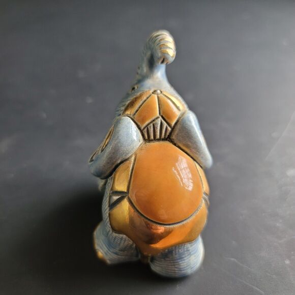 Rinconada Design Rinca Babies Collection #1704 Elephant Blue Gold & Platinum - Picture 10 of 12